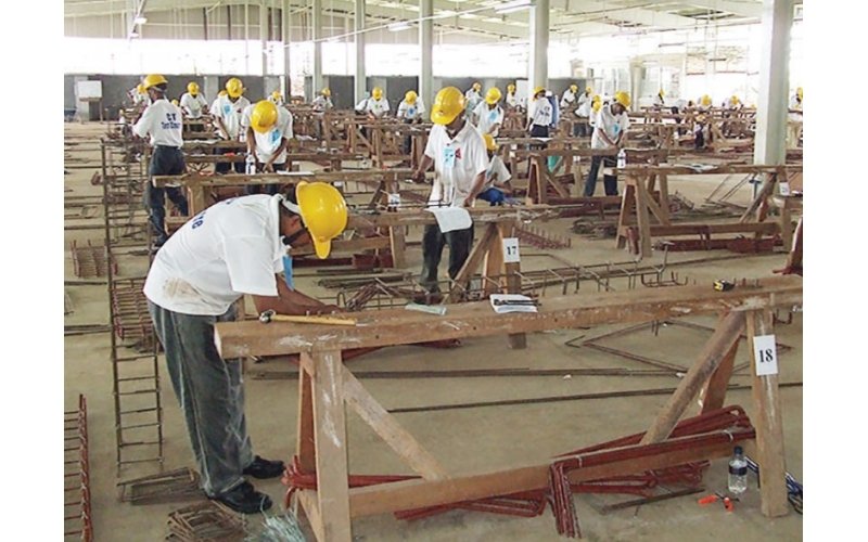 Re-Bar Fabrication Section